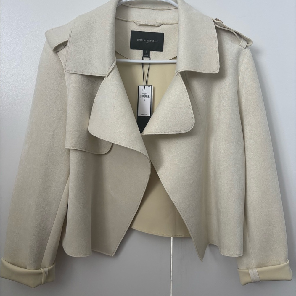 Banana Republic Women's Cream Trench Coat
